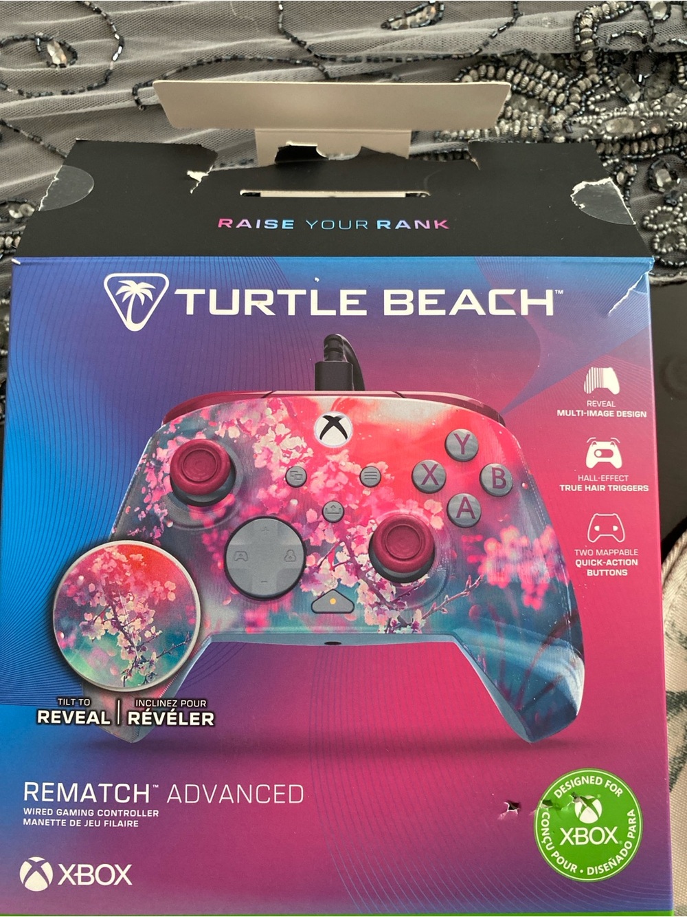 Turtle Beach Rematch Advanced Wired Xbox Controller - Pink Floral